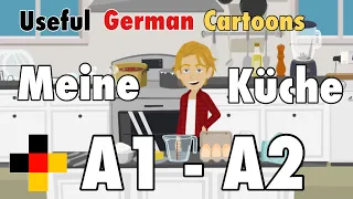 Learn German - meine Küche - my kitchen / description of the kitchen - German Vocabulary