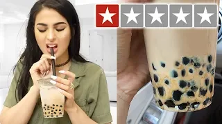 TRYING the WORST BOBA TEA (1 STAR)