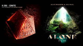 Alone Pt. II ✘ Ignite [Remix Mashup] - Alan Walker, Ava Max & K-391 (ft. Julie Bergen & Seungri)