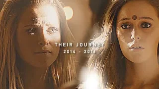 clarke and lexa | their journey [ 2014 - 2016 ] saturn | NEW! full story