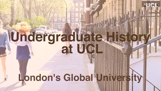 Why study at UCL History?