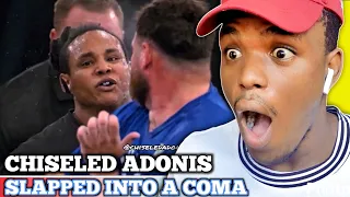 Chiseled Adonis - Slapped Into A Coma | First Time Reaction #ufc #chiseledadonis