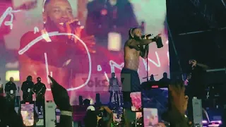 Burna Boy breaks into tears while performing Black Panther theme song  "Alone" at his Lagos concert