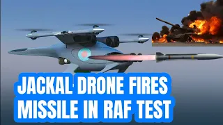 During RAF trials, Martlet missiles were fired by a Jackal drone for the first time.
