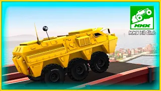 ИЗИ РЕКОРД город БИГ-ЭЙР на ГОНЩИКЕ SX - MMX Hill Climb прохождение игры.