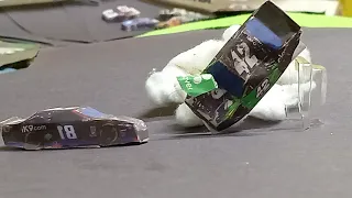 Kyle larson 2019 reenactment talladega flip stop motion