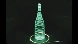 Projection mapping on bottle