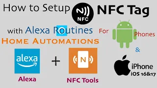 How to Setup NFC Tag with Amazon Alexa Routines & NFC Tools for Home Automation | Washer & Dryer