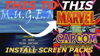 Mugen tutorial How to Install a Mugen Screen Pack