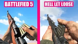Battlefield 5 vs Hell Let Loose Weapons Comparison