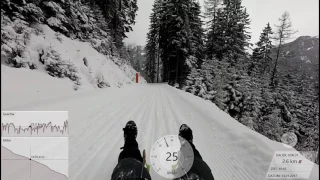 Rodeln am Elferlift in Neustift im Stubaital 13.01.2017