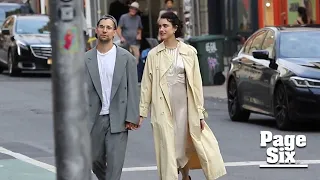 Newlyweds Jack Antonoff, Margaret Qualley can’t stop smiling since star-studded wedding