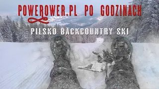 Powder alert na stokach Pilska, Korbielów freeride /snowboard, skitury [styczeń 2021]