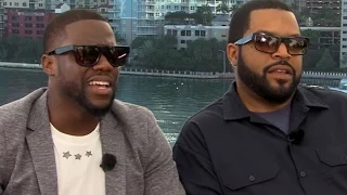 KEVIN HART & ICE CUBE Fun Ride Along 2 Interview