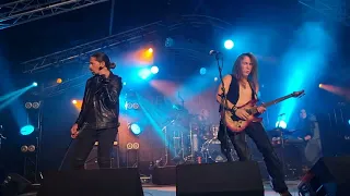 @Jelusick together on stage with mighty Ronnie Romero @ Rocknacht Tennwil 🇨🇭 2023