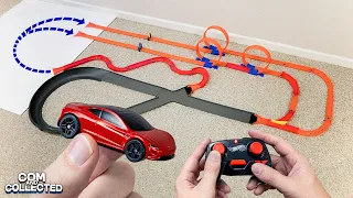 2023 Hot Wheels RC Tesla Roadster Review, Unboxing, Track Test