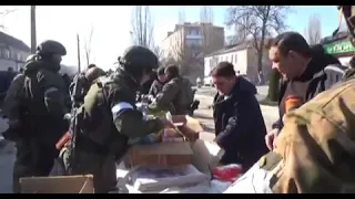 Гуманитарка г.Дымер,Киевская обл.Humanitarian aid city Dymer, Kiev region.