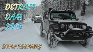 DETROIT DAM Snow Run - JANUARY 2024