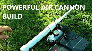 how to make a pvc air cannon super cheap 1 day build