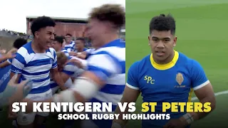 Tensions high in classic New Zealand encounter | St Kentigern vs St Peters | 1st XV Rugby Highlights