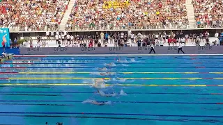 THOMAS CECCON  European  Swimming Championship Roma  2022  100 backstroke original final GOLD MEDAL