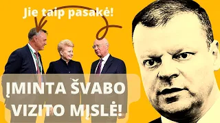 Skvernelis pagaliau pasakė, ką gavo iš Klauso Švabo