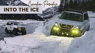 Into the ICE - Crazy River Crossings & Recoveries | Lexus GX470, Toyota 4 runner, FJ Cruiser