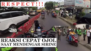 Escorting An Ambulance, Reaksi Cepat OJOL Mendengar Sirine