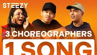 3 Dancers Choreograph To The Same Song – Ft. Carlo Darang, Isidro Rafael, & Junna Yagi | STEEZY.CO