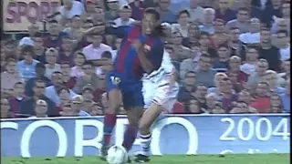 Golazo de Ronaldinho ante el Sevilla