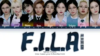 {VOSTFR} TWICE (트와이스) _ 'F.I.L.A (Fall In Love Again)' (Color Coded Lyrics Français/Han/Rom/가사)