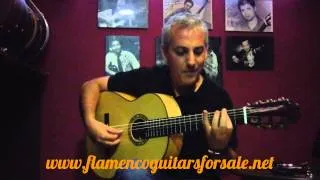 Pedro Javier González plays the Francisco Sánchez 2014 flamenco guitar for sale