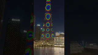 Burjkhalifa night show #viral #atravel #trending #burjkhalifa #shortvideo #reels