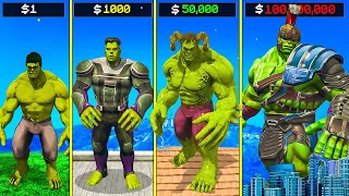 GTA 5 : $1 HULK into $1,000,000,000 HULK SUIT in GTA 5