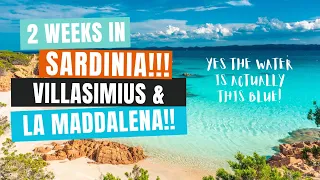 STUNNING BEACHES OF #SARDINIA - We Spent 2 Weeks Exploring #VILLASIMIUS & #LAMADDALENA !!!!!