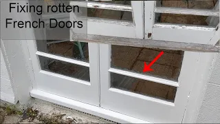 Fixing rotten French Doors