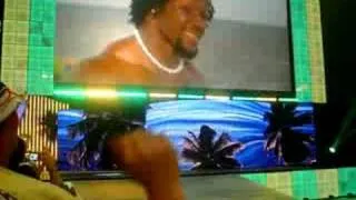 Kofi Kingston's entrance live