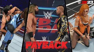 WWE 2K23: Payback 2023 Full Show Prediction Highlights (Part 1)