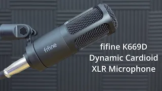 fifine K669D Dynamic Cardioid XLR Studio Microphone Test & Review
