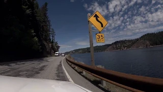 Lake Coeur d'Alene Scenic Byway drive (I-90 to Harrison)