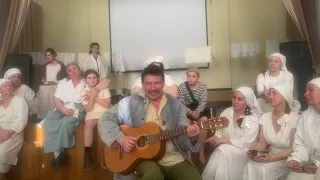 Спектакль "21- й полевой отряд" в гимназии №  1
