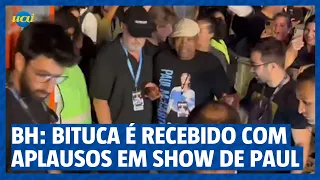 Sob aplausos, Milton Nascimento marca presença em segundo show de Paul McCartney em BH