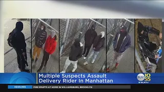 Multiple suspects assault delivery driver in Manhattan