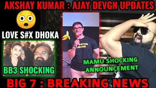 BIG BREAKING NEWS : 7 HUGE UPDATES OF TODAY | AAMIR KHAN | AKSHAY KUMAR | AJAY DEVGN | KARTIK  TIGER