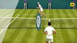 Tennis World Tour 1.04 UPDATE - Novak Djokovic vs Kevin Anderson - Gameplay