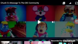 Emily Elkins reacts to chuck e's message to the cec community