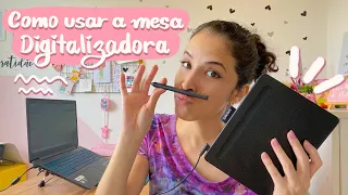 💕 Como Usar a Mesa Digitalizadora  Como Treinar para Desenhar Bem 🍄