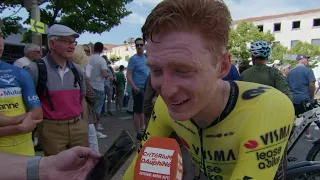 Matteo Jorgenson - Interview at the finish - Stage 4 - Critérium du Dauphiné 2024