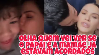 Andressa Suita após curtir a noite com Gusttavo, olha quem veio ver se os pais estavam acordados