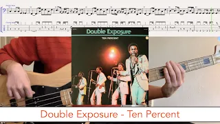 Double Exposure - Ten Percent // bass playalong w/tabs (1976 - disco/soul)